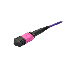 Kabel światłowodowy BKT 12F MPO żeński - MPO żeński OM3, Typ A, Standard Loss, 9 m, LSOH, kabel okrągły 3 mm